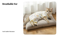 Prevents Chills Four-Legged Cat Pajamas Reduces Shedding Kitten Weaning Suit Breathable for Kittens, Air-Conditioned Rooms, Indoors