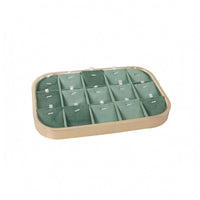 Rectangular Jewelry Tray Shallow Accessory Organizer Rounded Corners