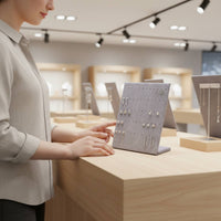 Jewelry Display Stand Multi-Functional Freestanding Jewelry Display