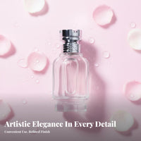 Empty Glass Spray Bottle Portable Refillable Glass Perfume Bottle for Travel