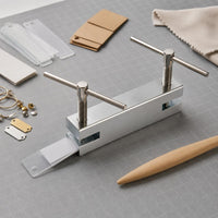 Manual Metal Hole Punch Polished Silver Metal Puncher Easy to Use for Craft Work