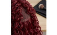Breathable Cap Full-Head Hairpiece Heat-Resistant Long Wavy Hairpiece Natural-Looking Texture Hair Accessory Deep Waves