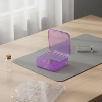 Bead Storage Container Transparent Mini Square Plastic Box Multipurpose