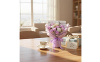 Soap Flower Arrangement Handmade Scented Flower Gift Freestanding