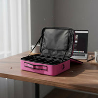 Professional Makeup Artist Bag Multi-Layer Design Portable Cosmetic Case