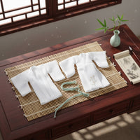 OB11 Traditional Chinese Robe Outfit Bamboo Print 1/12 Scale BJD Robe for Hobbyists