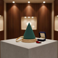 Wooden Cone Display Stand Compact Cone Bracelet Intended for Boutique