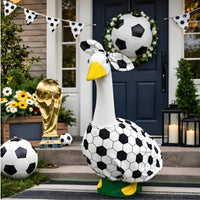 Soccer Porch Goose Costume Fade Resistant Yard Decor Easy to Clean for Party