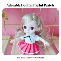 OB11 Doll Dress Summer Design Ob11 Doll Outfit Cute Design 1/12 Scale BJD Outfit