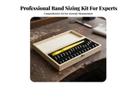 Band Sizer Tool Set Long-Lasting Construction Band Finger Sizing Rod and Gauge Kit Finger Size Measuring Tool Easy to Use