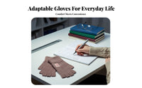 Stretchy Fit Fingerless Gloves Soft & Comfortable Half Finger Mittens Breathable Material for Students, Women, Cold Weather, Cycling, Indoor
