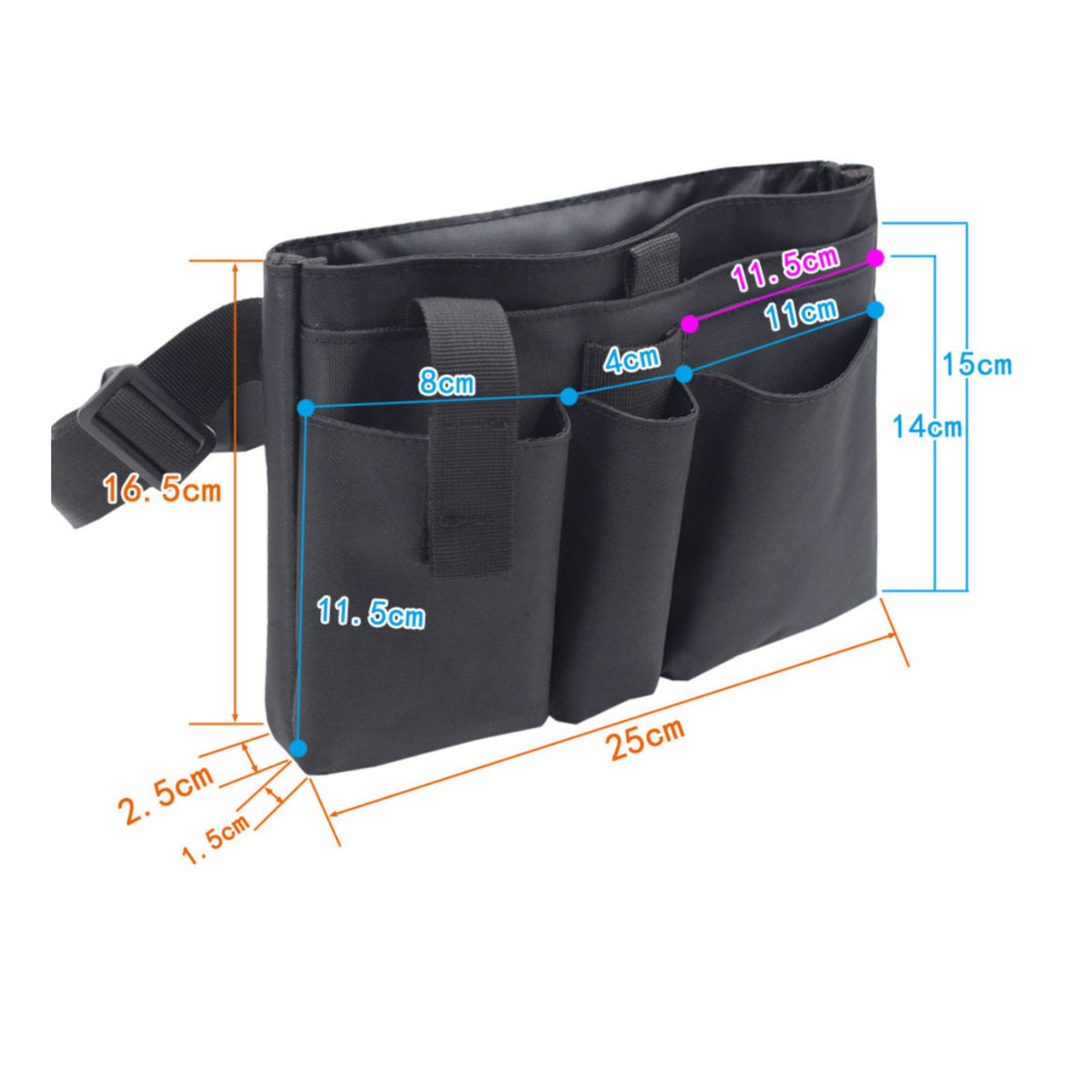 Utility Waist Pouch Sturdy Nurse Waist Pouch Wear-Resistant for Restaurant