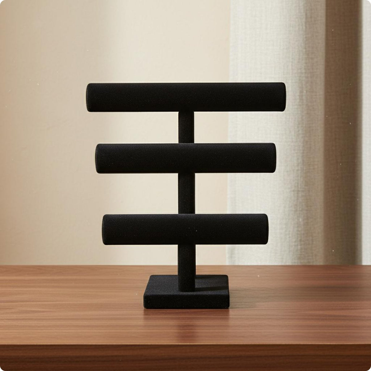 Three-Tier Bracelet Stand Easy to Organize Accessory Storage Detachable