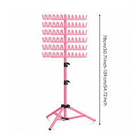 Hair Extension Tripod Stand Easy to Assemble Salon Equipment Detachable Tray