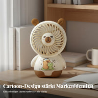 Capybara Handheld Fan Compact and Portable Cute Capybara Fan Built-in Battery