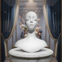 Hairpiece Display Head Hat Display Head Stable for Cosplay Sellers, Shop Owners