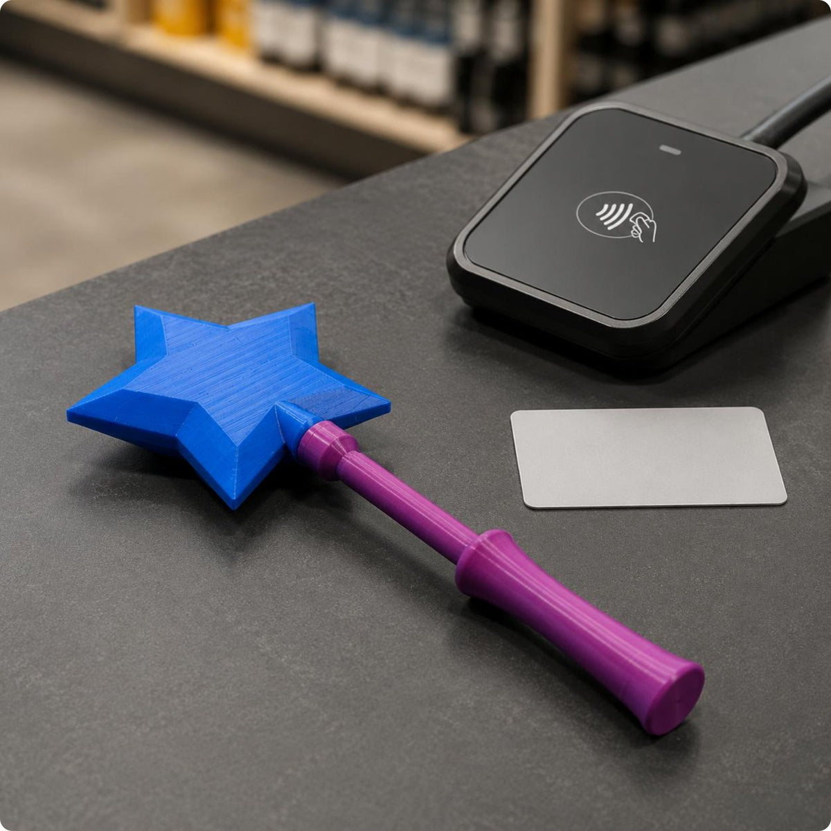 3D Printed Payment Wand Unique Gadget Contactless Payment Holder Lightweight