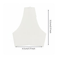 Backless Halter Top Simple to Wear and Removable High Neck Crop Top Photo