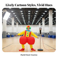 Inflatable Clown Costume USB and Battery Powered Adult Clown Inflatable Suit