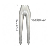 Standing Leg-and-Hip Display Mannequin Space Saving
