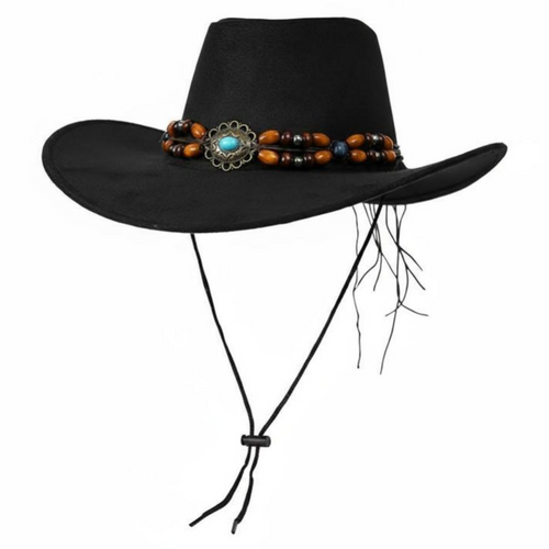 Cowboy Hat, Western Sun Hat, Wide Brim Fedora for Travel