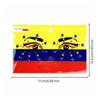 Global Football Championship Face Sticker Glittery National Flag Face Gems