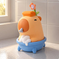 Capybara Soap Dispenser Towel Accent Washroom Item Molded Plastic