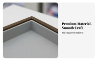 Multi-Functional Jewelry Display Tray Scratch Protection Walnut Wood Grain Accessory Tray Stackable Design for Vendors, Trade Exhibit
