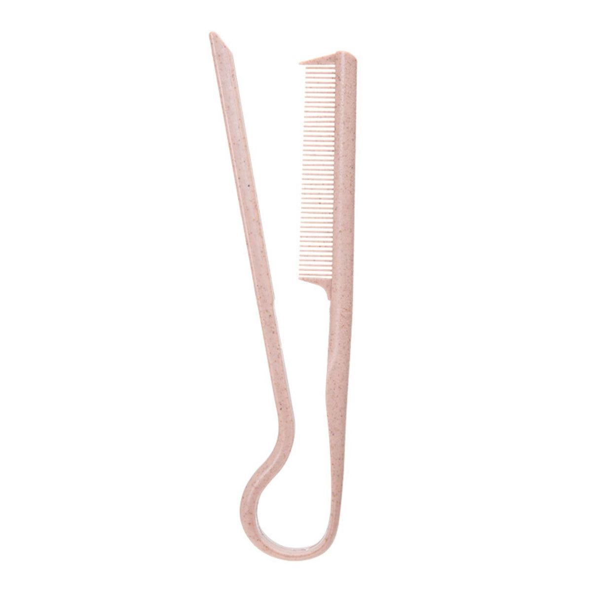 Clamp-Style Hair Comb Travel-Friendly V-Shaped Hair Comb Heat-Resistant
