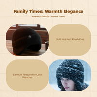Cuffed Knit Hat Warm, Soft, Gift for Women