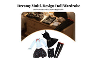 1/3 Doll Clothes Set Doll Apparel Fashionable Toy Accessory for Girls, Kids, Decoration