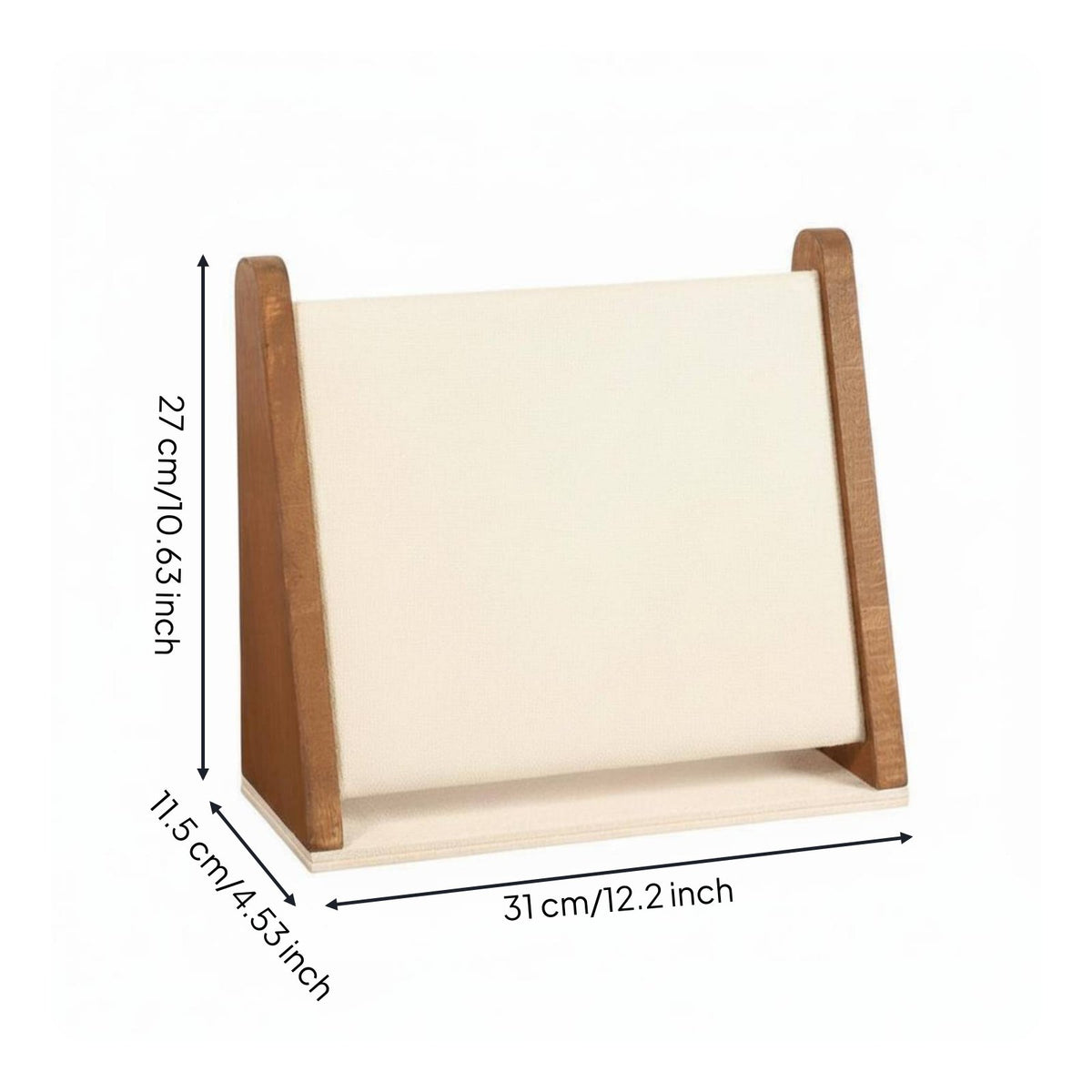 Wooden Necklace Display Stand Freestanding Wooden Jewelry Stand Stable Base