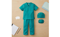 Child Surgeon Role Play Outfit Gender-Neutral Design Young Doctor Costume Set Pretend Play Doctor Kit for Young Children, Halloween, Birthday Parties