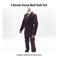 1/6 Scale Suit Set Lifelike Appearance 1/6 Scale Male Suit Authentic Design