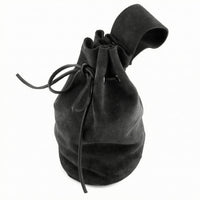 Suede Pouch Bag Plain Storage Accessory Lightweight