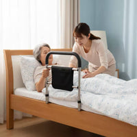Bed Grab Bar Non-Slip Grip Bedside Grab Bar Sturdy Support for Handicap