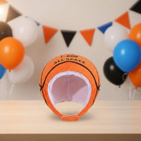 Basketball Photo Prop Hat Customizable Novelty Headwear Bright Colors