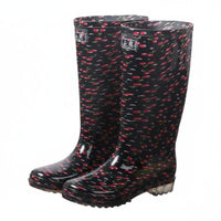 Wear-Resistant women's Knee-High Rain Boots Long-Lasting Tall Rain Boots All-Season for Gardeners, Adults, Wet Work Environments, Gardening
