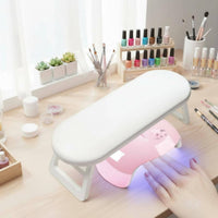 Foldable Nail Arm Rest Ergonomic Manicure Wrist Pillow Easy to Clean