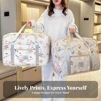Multifunctional Large Capacity Travel Bag Multi-Compartment Portable Luggage Bag Lightweight for Travelers, Hospital, Weekend Trips, Airport
