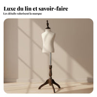 Half Body Kids Mannequin Lightweight Kids Half Body Mannequin Easy Assembly