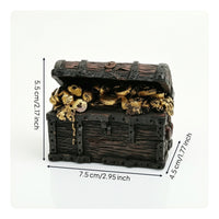Resin Aquarium Decoration Weathered Aquatic Tank Ornament Detailed