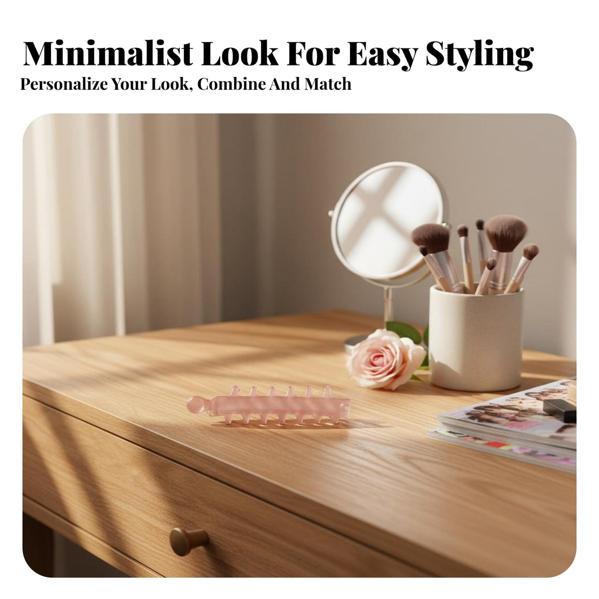 Banana Hair Fastener Korean Design Banana Fastener Upright Grip Comb DIY Base Grip Comb All-Match Design for Common Wear