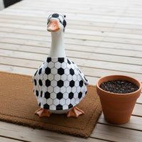 Goose Statue Soccer Jersey Set Eye-Catching Yard Decoration Reusable