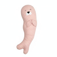 Seahorse Pillow Textured Bedding Curved Shape