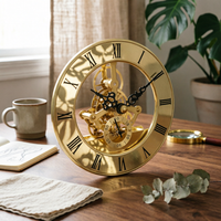 Openwork Timepiece Movement Visible Gears Mechanical-Style Timepiece Movement