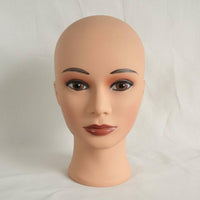 Black Skin Hairpiece Head PVC Material Cosmetic Supply Salon Practice