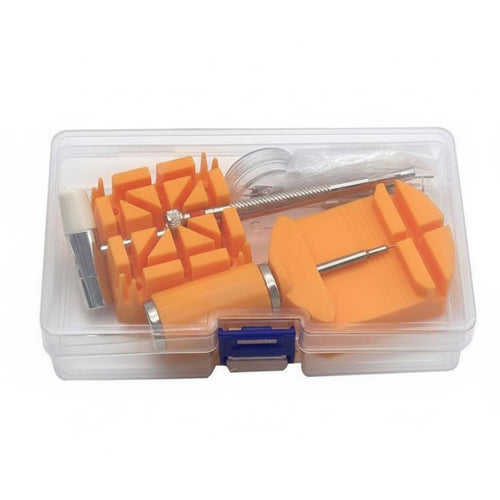 Watch Strap Adjustment Tool Set Includes Replacement Pins Watch Link Removal Kit Portable Easy to Use for DIY Hobbyists