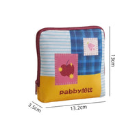 Multi-Slot Jewelry Pouch Zippered Coin and Card Pouch Compact for Travel