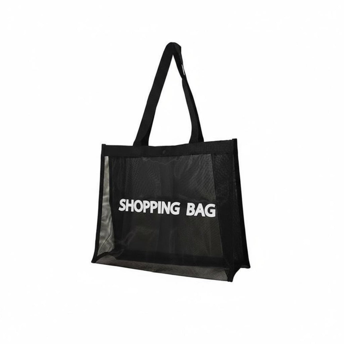 Lightweight Mesh Tote Bag Sturdy Large Capacity Beach Bag Comfortable Straps for Shoppers, Students, Daily Use, Travel, Picnic